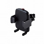 車用スマホスタンド／エアコンルーバー取付／ブラック