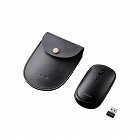 ＢｌｕｅＬＥＤマウス／薄型／４ボタン／ブラック