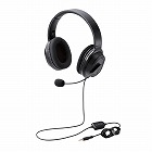 オーバーヘッド　ヘッドセット　両耳　４極／３極