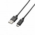 ＵＳＢ‐Ｃケーブル　形状記憶　抗菌　１ｍ　ブラック