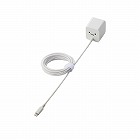 ライトニングＡＣ充電器　高耐久ケーブル一体　顔