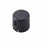 スマートフォン用ＡＣ充電器／ＵＳＢ‐Ａメス１ポート／１．０Ａ出力／ブラック