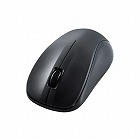 マウス／Ｂｌｕｅｔｏｏｔｈ／ＩＲ　ＬＥＤ／３ボタン／Ｍサイズ／抗菌／ブラック