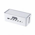 ケーブル収納ボックス　多機能　小　ホワイト