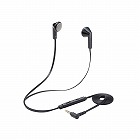 ヘッドセット　イヤホン　両耳　セミオープン　３極