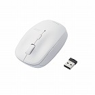 無線マウス　ＢｌｕｅＬＥＤ　５ボタン　静音　ホワイ