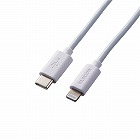 ＵＳＢ　Ｃ‐Ｌｉｇｈｔｎｉｎｇケーブル／スタンダード／１．０ｍ／ホワイト