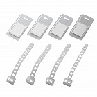 ケーブル用ネームタグ　４本（台紙１０枚付）