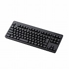 無線キーボード／メンブレン式／コンパクトサイズ／ブラック