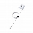 Ｃケーブル一体ＡＣ充電器２．４Ａ１．５ｍＷＦ