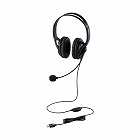 ヘッドセット　両耳　オーバーヘッド　大型　ＵＳＢ