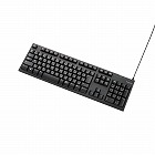 メンブレン式キーボード／１０８キー／ＵＳＢ／Ｌサイズ／１０００万回高耐久／ブラック