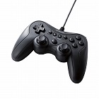 ゲームパッド／有線／Ｘｉｎｐｕｔ／ＰＳ系配置／連射／スティックモード切替／軽量／ブラック
