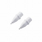 Ａｐｐｌｅ　Ｐｅｎｃｉｌ専用交換ペン先／金属製／極細／太さ１ｍｍ／２個入り／ホワイト