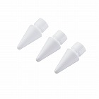 Ａｐｐｌｅ　Ｐｅｎｃｉｌ専用交換ペン先／第１・第２世代両対応／樹脂製／１ｍｍ／標準形状／３個入り