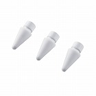 Ａｐｐｌｅ　Ｐｅｎｃｉｌ専用交換ペン先／第１・第２世代両対応／抵抗・摩擦感／３個入り／ホワイト