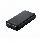 ２００００ｍＡｈ　Ｃ＋Ａ　２０Ｗ　モバイルバッテリー【ブラック】