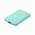 薄型コンパクトモバイルバッテリー（５０００ｍＡｈ／３Ａ／Ｃ×１＋Ａ×１）【グリーン】