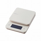 キッチンスケール／計量器／最大３ｋｇ／最小０．５ｇ表示／バックライト付／アイボリー
