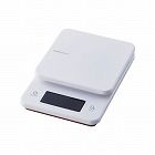 キッチンスケール／計量器／最大３ｋｇ／最小０．５ｇ表示／バックライト付／ホワイト