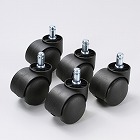 【サンワサプライ】OAチェア用ナイロンキャスター（穴直径11mmから12mm対応）