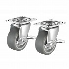 【サンワサプライ】キャスター　後付け　汎用キャスター　75mm径