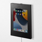 【サンワサプライ】iPad用スチール製ケース（ブラック）