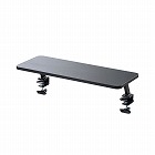 【サンワサプライ】モニター台　デスク　机上モニタスタンド　机上台　クランプ式　木製天板　幅65cm