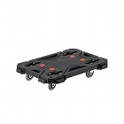 【サンワサプライ】平台車　連結　4輪自在　スタッキング可能　滑り止め付　耐荷重80kg　小サイズ