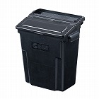 【サンワサプライ】3段式ワゴン用蓋付きサイドBOX　大　ブラック