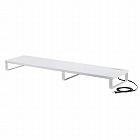 【サンワサプライ】モニター台　デスク　机上モニタスタンド　机上台　卓上　コンセント付き　2個口