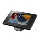 【サンワサプライ】iPad用スチール製スタンド付きケース（ブラック）