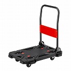 【サンワサプライ】折りたたみ台車　4輪自在　滑り止め付　耐荷重150kg　大サイズ