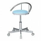 【サンワサプライ】丸椅子（ブルー・病院向け）