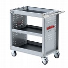 【サンワサプライ】ツールワゴン　キャスター付　耐荷重400kg　スチール製　工具入れ　取っ手付