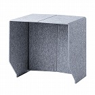 【サンワサプライ】卓上パーテーションブース（W600×D500×H600）