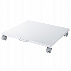 【サンワサプライ】プリンタ台　ロータイプ　床置き　キャスター付き　幅60cm×奥行き60cm