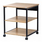 【サンワサプライ】プリンタ台　プリンタラック　キャスター付き　収納　棚付き