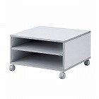 【サンワサプライ】プリンタ台　プリンタワゴン　キャスター付き　収納　棚付き