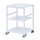 【サンワサプライ】プリンタ台　プリンタラック　キャスター付き　収納　棚付き