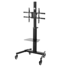 【サンワサプライ】テレビスタンド　37型ー75型対応　ハイタイプ　キャスター付　手動上下昇降