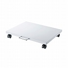 【サンワサプライ】プリンタ台　ロータイプ　床置き　キャスター付き　幅48cm×奥行き40cm