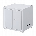 【サンワサプライ】セキュリティボックス(鍵付き･棚板2枚)