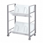 【サンワサプライ】ファイルワゴン(2段)　横幅55cm　奥行35cm　高さ69.5cm