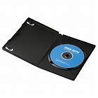 【サンワサプライ】DVDトールケース（1枚収納・3枚セット・ブラック）