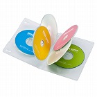 【サンワサプライ】DVDトールケース（6枚収納・10枚セット・クリア）