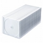 【サンワサプライ】Blu-ray・DVD・CDケース（30枚セット・ホワイト）