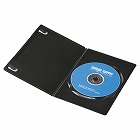 【サンワサプライ】スリムDVDトールケース（1枚収納・10枚セット・ブラック）