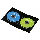【サンワサプライ】スリムDVDトールケース（2枚収納・10枚セット・ブラック）