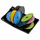 【サンワサプライ】DVDトールケース（10枚収納・3枚セット・ブラック）